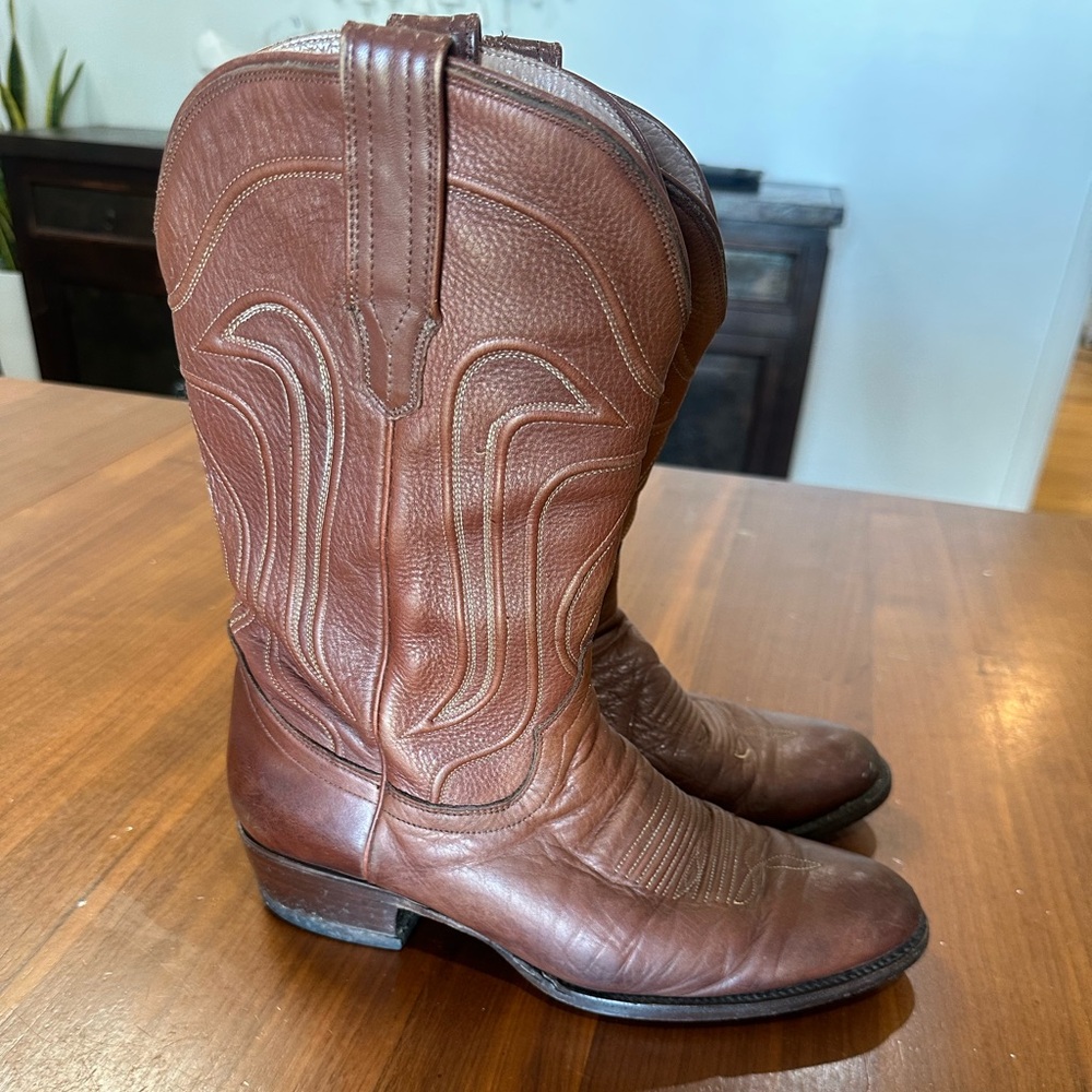 Men's Tecovas Cartwright cowboy boots. Size 9 D - Picture 4 of 7